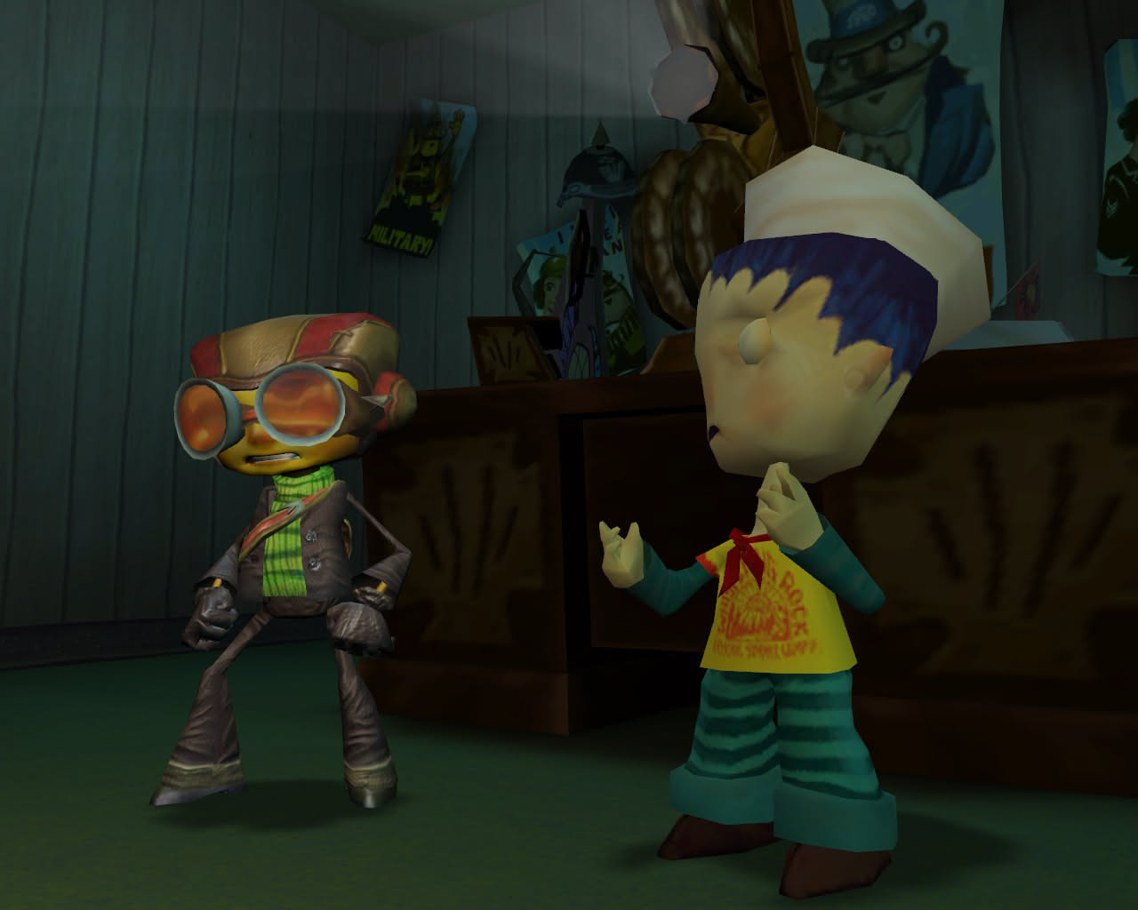 Psychonauts Gallery Preview. 2 charactersS